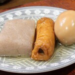 桶家乃隠居 - こんにゃく、ごぼてん、玉子