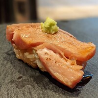 築地青空三代目 大名古屋ビルヂング店 - 大トロ炙り
