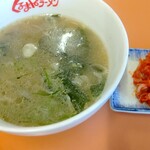 くるまやラーメン - チャーハンの付属料理です。