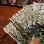 横浜家系ラーメン 三郷家 - 海苔増しは5枚100円。