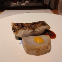 馳走 啐啄一十  - クロムツ　海老芋（京都府産）
