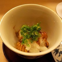 割烹　梅津 - 白子の鍬焼き