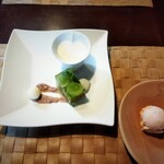 珠玉や - 朝食の最後にもデザート♬