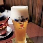 珠玉や - 生ビール(中)730円