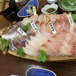 旅荘 みなと - 恒例の舟盛り