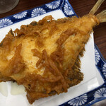 旅荘 みなと - カレイの唐揚げ