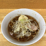 ラーメン二郎 - ラーメン 780円　麺半分 ヤサイ少な目にんにく