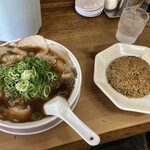 Ichirakuya - チャーシュー麺と炒飯のセット1,120円