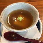 Tsuru No Hitokoe - 温かい胡麻豆腐。絶品！