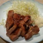 焼鶏館 - 豚の味付きあみ焼き５５０円