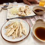 Genzou Honten - 小いわしの天ぷら　いか下足の天ぷら