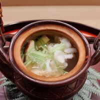 赤坂 菊乃井 - 鱧と松茸の相性はとても良い