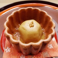 赤坂 菊乃井 - ⚫【強肴】「小蕪風呂炊き　胡桃味噌　胡桃　振り柚子」