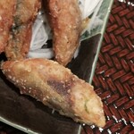 築地食堂源ちゃん - 秋鯖の竜田揚げ(ちょっとずらした)