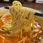 正月屋 - コク辛そば900円麺