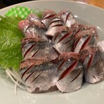 かに愛知屋 - 秋刀魚の刺身