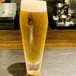 仁修樓 - ◎生ビールで喉を潤す！