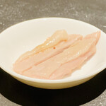 仁修樓 - ◎子豚のロース。肉はジューシーで美味い！