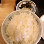 Toramatsu - ご飯　漬物