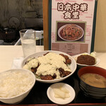 日本中華食堂 - 日中定食（1180円）のチキン南蛮+主菜大盛