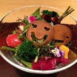 神保町 傳 - 【2012.11】採れたて野菜のサラダ