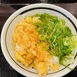 Marugame Seimen - たぬき天茶漬け(自作)