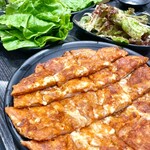 熟成肉専門店 ヨプの王豚塩焼 - チーズキムチチゲ