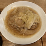 カフェ食堂 ナカムラ - 豚ひき肉だんごと白菜とはるさめの煮もの