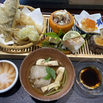 高志の恵み 玄 - 松茸まであります！カマスの押し寿司と天ぷらにもカマス