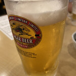 磯魚・イセエビ料理 ふる里 - 生ビール