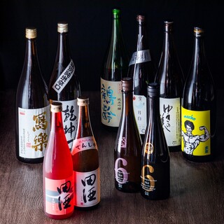 We offer a wide range of drinks, including carefully selected local sake and wine.