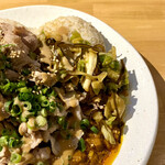 吉田カレー  - キャベ塩昆布