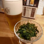 手打うどん長谷川 - 春菊ナムル