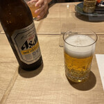 馳走屋 巣庵 - アサヒスーパードライ瓶