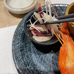 馳走屋 巣庵 - 5000円コース お通し　クジラベーコンアップ