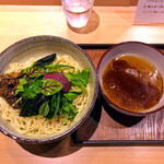 塩そば まえだ - ポルチーニ茸のつけそば