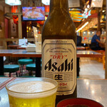 Uogashi Uomaru Honten - Asahi SUPER DRY Large Bottle + Appetizer