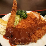 かつれっと - エビフライ、チキンカツ