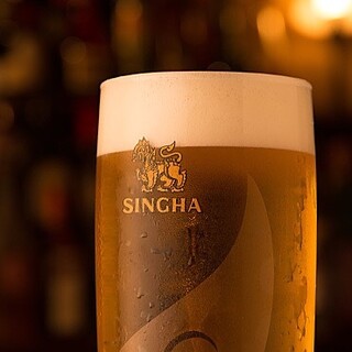 You can drink raw Singha from the barrel!