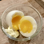 カタネカフェ - ゆで卵と自家製マヨネーズ220円