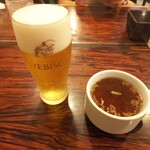 グリルママ - 「ランチビール＆スープ」