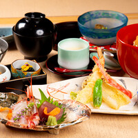 【天麩羅とお造りの御膳】『都』《予約可》
