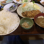 Matsu Shokudou - にんにく焼肉定食、ご飯大盛り