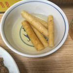 大統領 - ごぼう食べ掛け