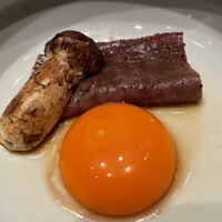 焼肉うしごろ 新宿三丁目店 - 松茸とザブトン　すき焼き風