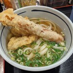 おにやんま - とり天ちくわ天うどん