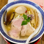 だし廊 - 「熟玉貝だし塩そば」(1030円)です