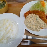 とんかつ & とり天 しげのや食堂 - ムネ身チキン南蛮ランチ：1050円