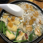 おふくろ亭 - 2021/10/10
      ホル鍋 ニンニク 400円
      揚げだしなす 100円
      フライ3品 100円 コロッケ、チクワ、黒はんぺん