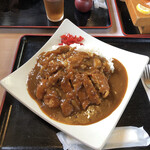 Shishidome Doraibuin - カツカレーライス 770円 + 大盛り 100円